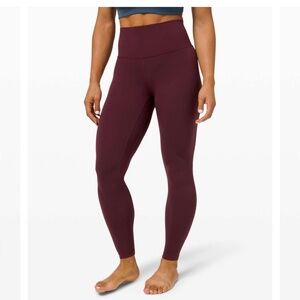 Lululemon Align Pant 28" Red Merlot Size 6